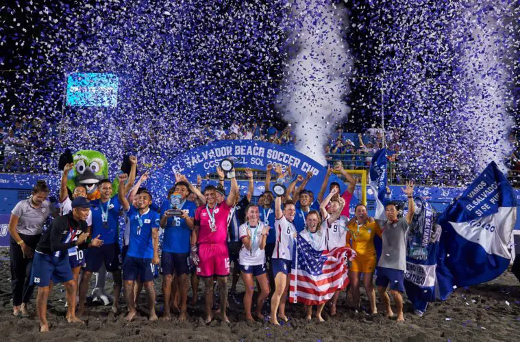 El Salvador campeón de la Beach Soccer Cup 2022 El Salvador Futbol